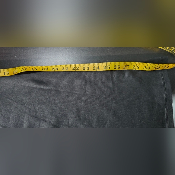 Aerie Black Foldover Flare High-rise Leggings - Picture 4 of 5